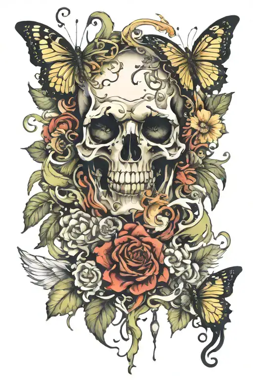 bio organical ripping through your tattoo design idea