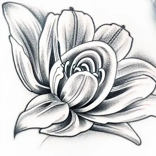 Lily tattoo design idea