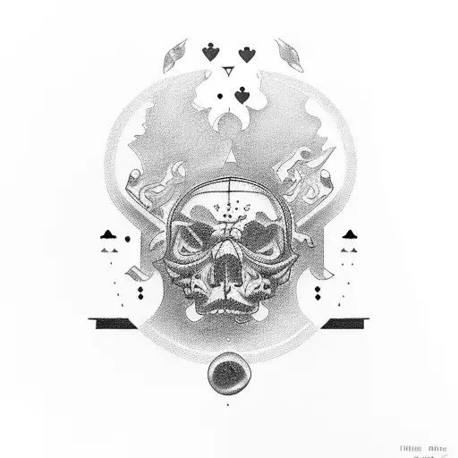 my father is a betting man tattoo design idea