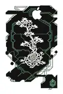 apple tree tattoo design idea