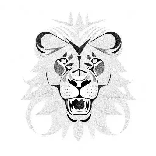 Combine a Western Country music theme with a sports element, such as a football, featuring a lion tattoo design idea