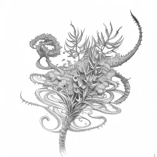 asphodel and wormwood tattoo tattoo design idea