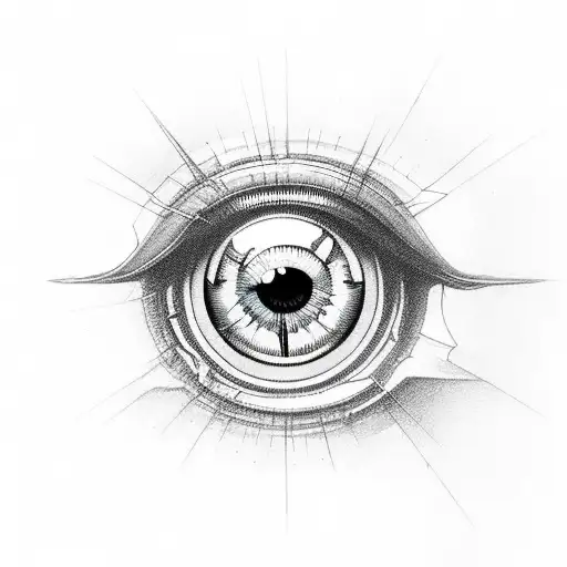 Evil Eye tattoo design idea