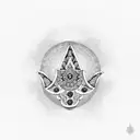 Hamsa Symbol tattoo design idea