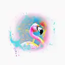 flamingo  tattoo design idea