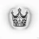 King's Crown tattoo design idea