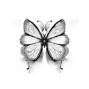 Butterfly patchwork  tattoo design idea