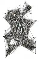 Wishbone tattoo design idea