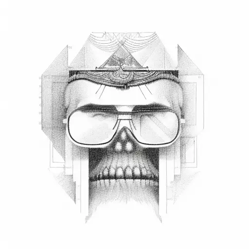 metric ruler tattoo design idea