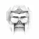 metric ruler tattoo design idea