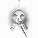 metric ruler tattoo design idea