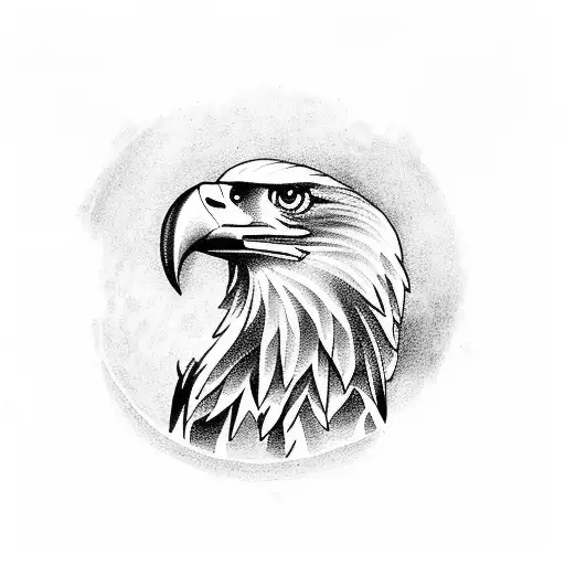 Eagle and Cane tattoo design idea