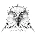 Eagle and Cane tattoo design idea