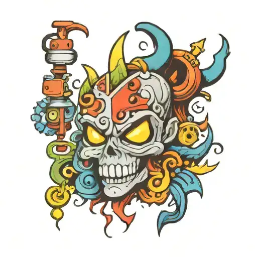 dmt art design tattoo design idea