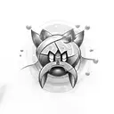 kirby tattoo design idea