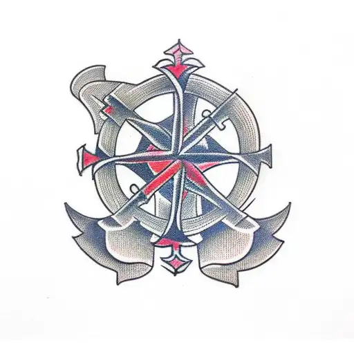 Gothic Cross tattoo design idea