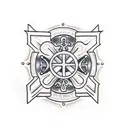 Gothic Cross tattoo design idea