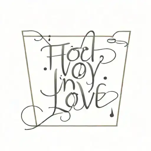 fool in love you tattoo design idea