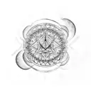 chakras tattoo design idea