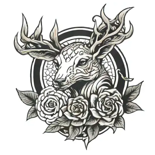 last name roe tattoo design idea