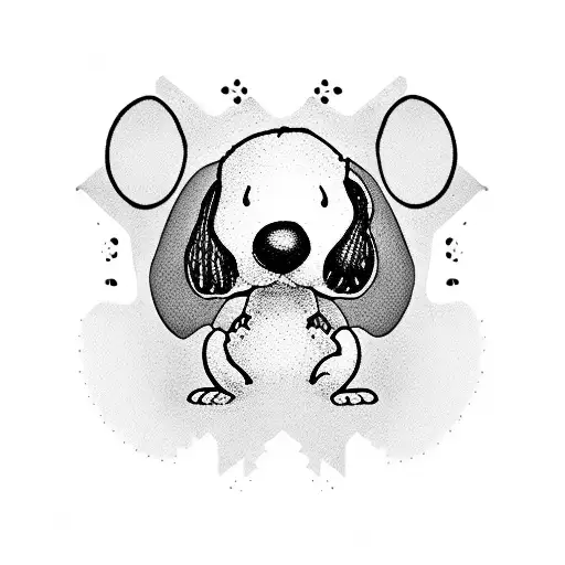 Snoopy Narco tattoo design idea