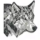 husky dog named winter tattoo design idea