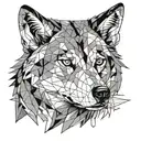 husky dog named winter tattoo design idea