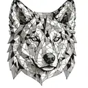 husky dog named winter tattoo design idea