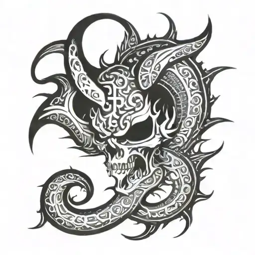 orobors tattoo design idea