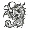 orobors tattoo design idea