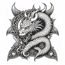 orobors tattoo design idea