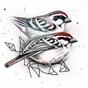 Sparrow tattoo design idea