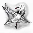 gull tattoo design idea
