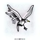 gull tattoo design idea