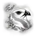gull tattoo design idea