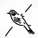 Bird tattoo design idea