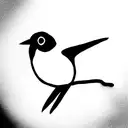 Bird tattoo design idea