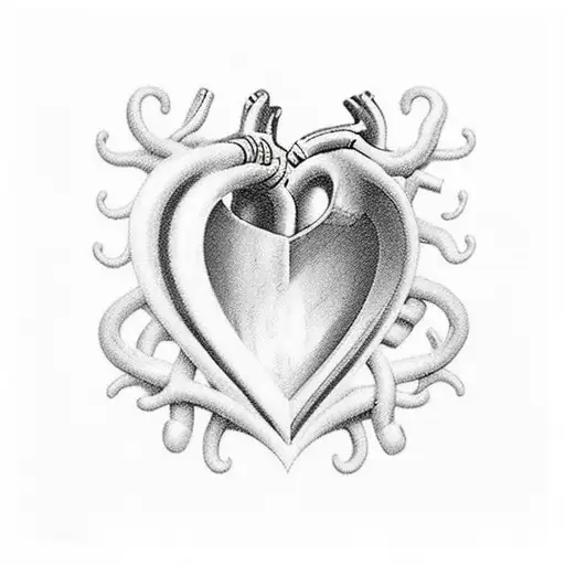 I want a heart and my mom protect me. My mom died when i haved 11 yars and now ii have 22.  tattoo design idea