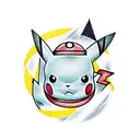 pikachu tattoo design idea