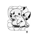 pikachu tattoo design idea