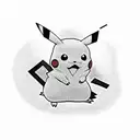 pikachu tattoo design idea