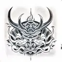 devil tattoo design idea