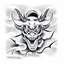 devil tattoo design idea