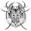 devil tattoo design idea