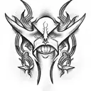 devil tattoo design idea