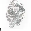 spirited away studio ghibli tattoo design idea