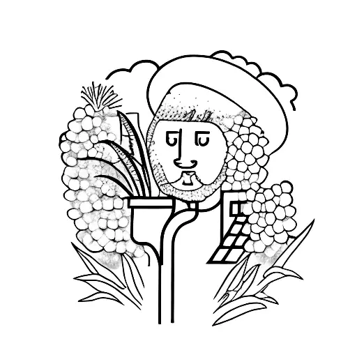 farming  tattoo design idea