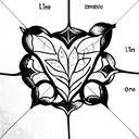 Gothic Window with ivy tattoo design idea