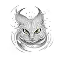 even if your not ready for the day it can not always be night tattoo design idea