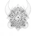 rock paper scissors tattoo design idea